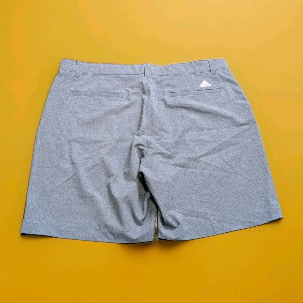 Adidas‎ Golf Shorts Size 40 Blue Texture Pattern Men's Active